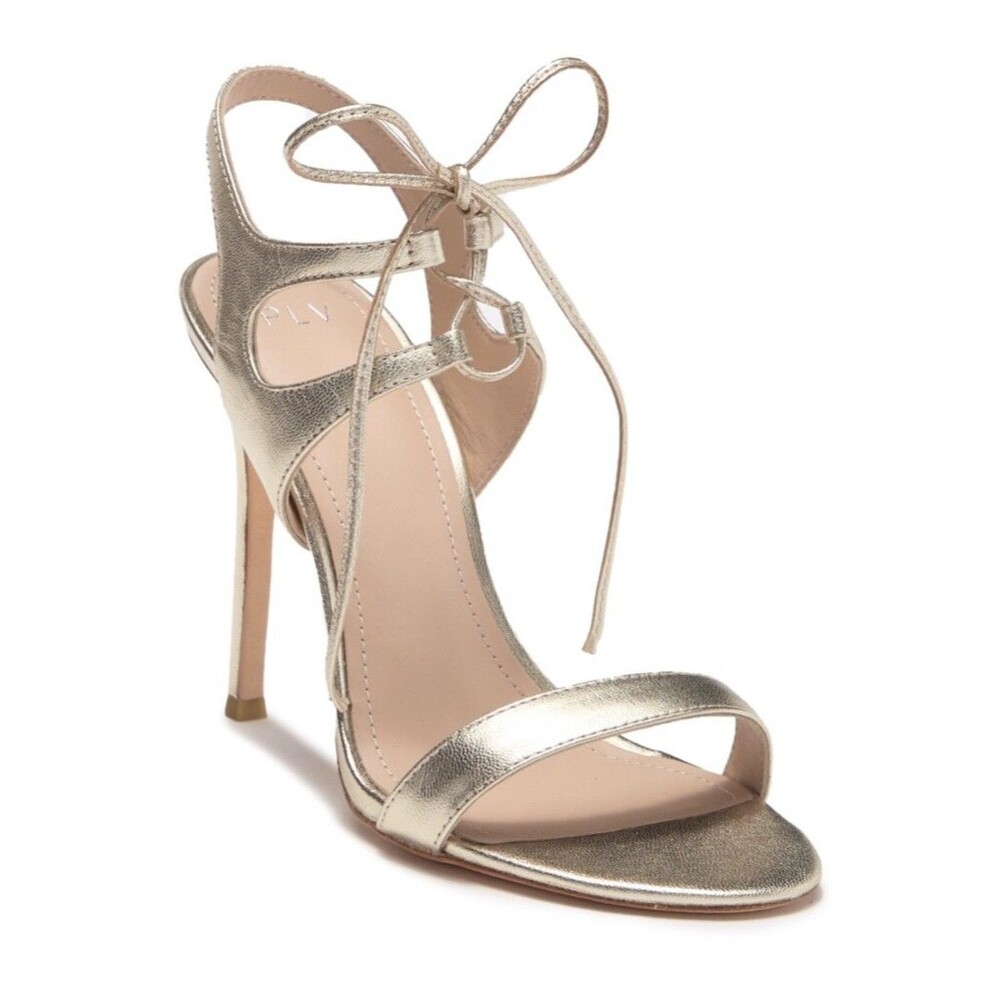 NEW POUR LA VICTOIRE Elisa Leather Stiletto Sandals (Size 10) - MSRP $245.00!